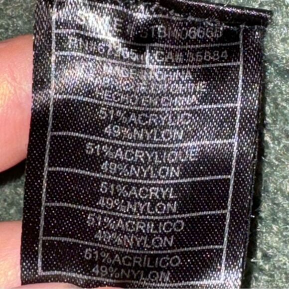 Steve Madden Solid dark Green Heavy Weight Thick Open Cardigan fuzzy size M - Picture 8 of 11